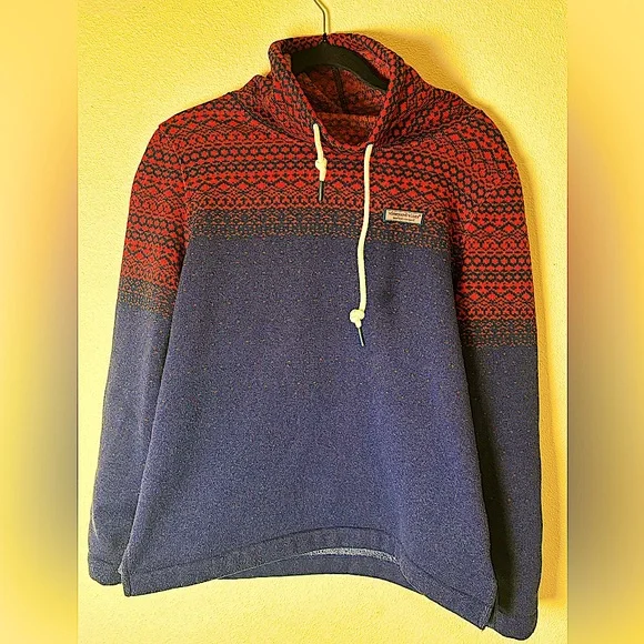 Vineyard Vines Fair Isle Funnel Neck Pullover - Picture 1 of 5